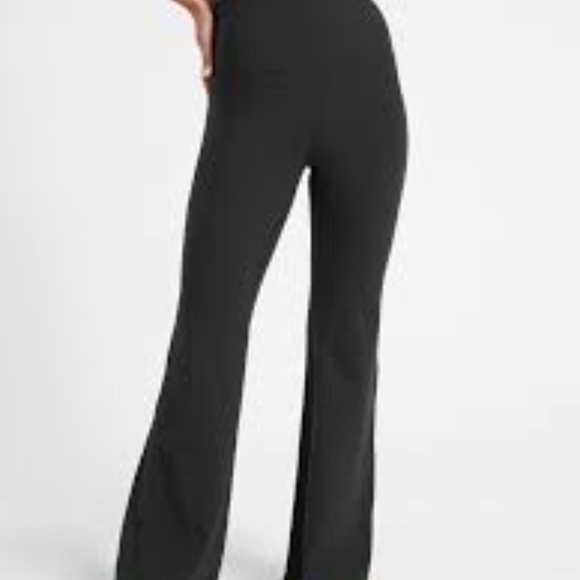 Athleta Elation Flare Pant - Black - Size Small/Tall - Picture 2 of 8